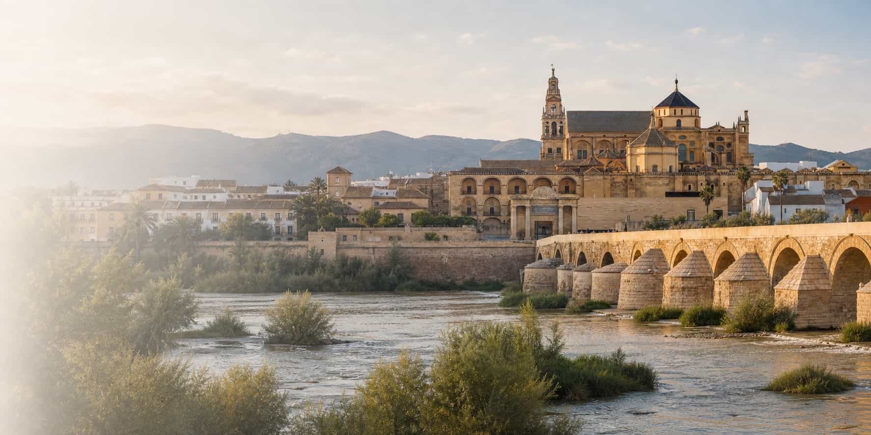 La Mezquita-Catedral y el Puente Romano de Córdoba