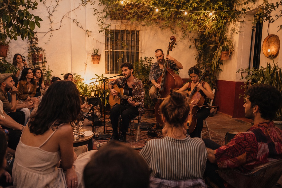 Imagen de Pasacalles poético y concierto de Madame Dolor y Lalola y Las de atrás